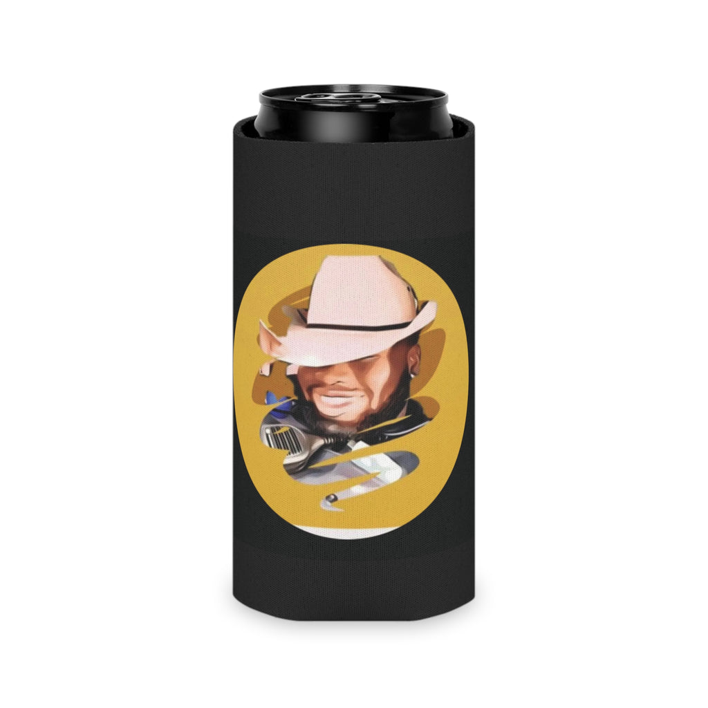 Can Cooler — Cowboy Portrait Koozie (Texas Rodeo Style)