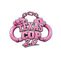 Texas Cop 2.0 Pink Handcuff Sticker — Kiss-Cut Vinyl Decal for Laptops, Water Bottles & Gear
