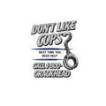 Cut- Out Sticker — "Don't Like Cops? Call 1-800-CRACKHEAD"
