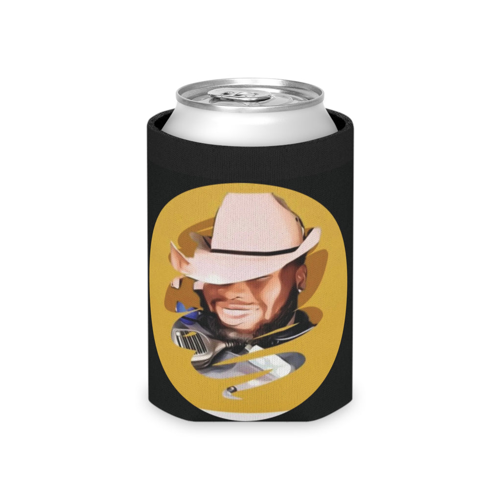 Can Cooler — Cowboy Portrait Koozie (Texas Rodeo Style)