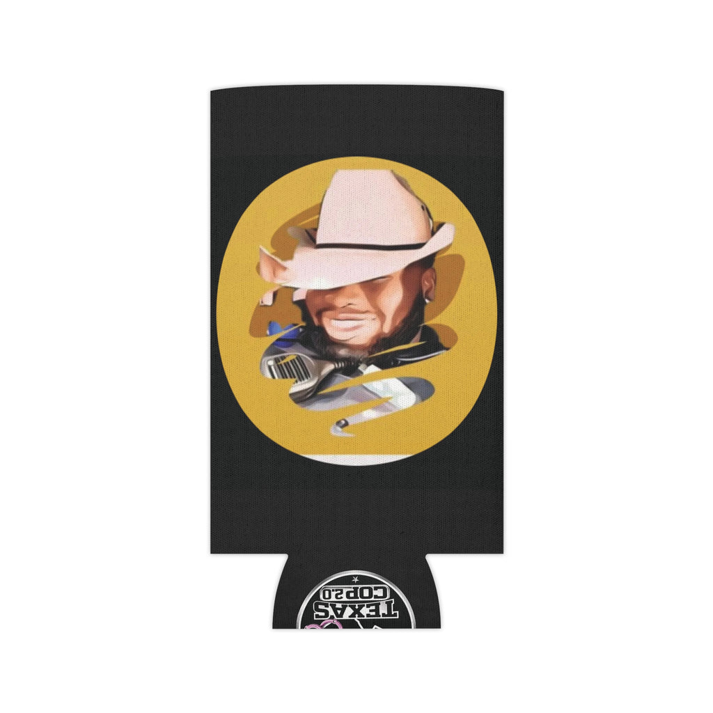 Can Cooler — Cowboy Portrait Koozie (Texas Rodeo Style)