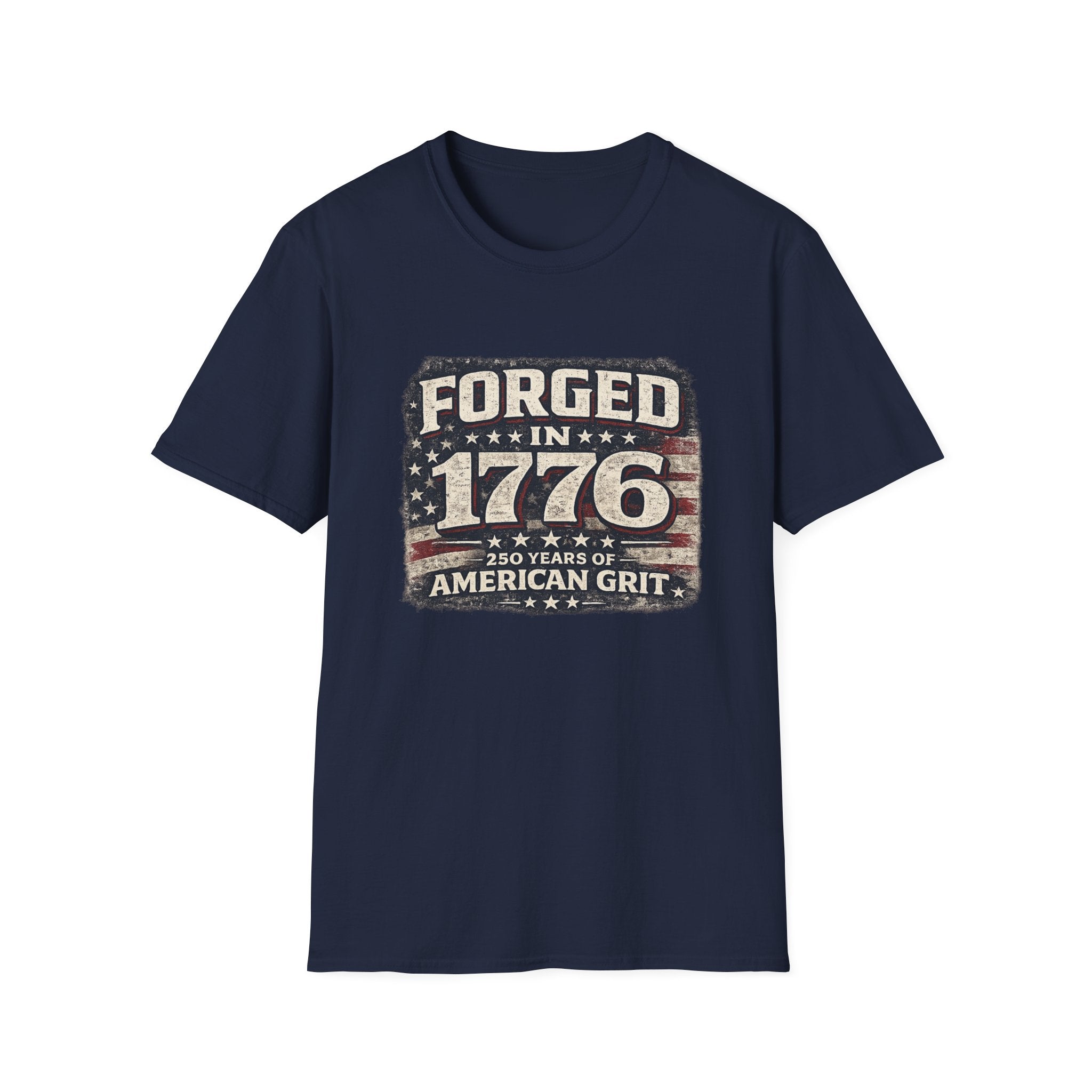 Forged in 1776 T-Shirt — Patriotic American History Tee