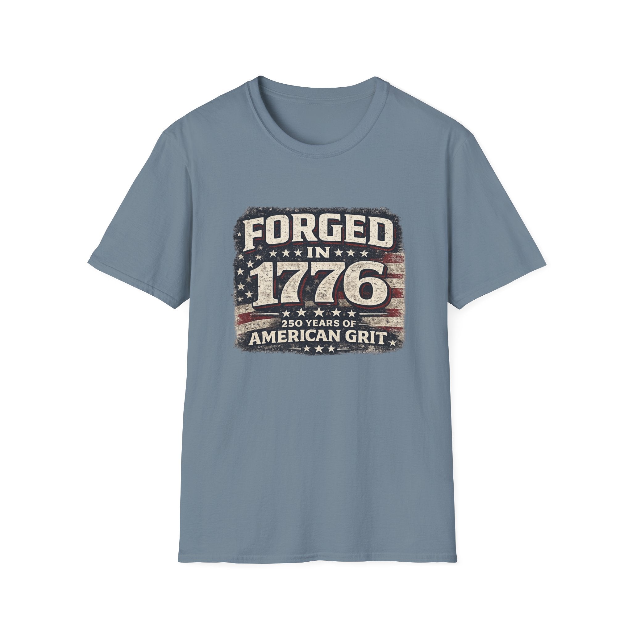 Forged in 1776 T-Shirt — Patriotic American History Tee